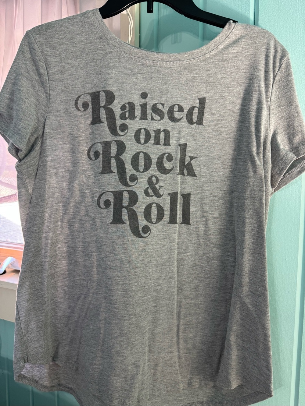 Maurices Grey 'Raised on Rock & Roll' Short-Sleeve Tee